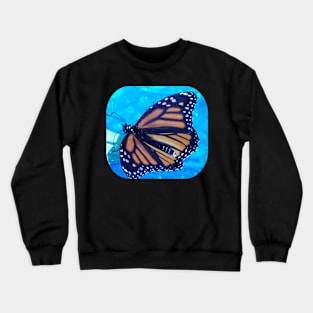 Beautiful Nature Monarch Butterfly Crewneck Sweatshirt